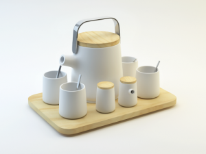 modern kitchen accessories set1 Modelo 3D