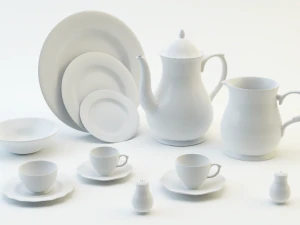 zestaw akcesori&oacute;w kuchennych2 Model 3D