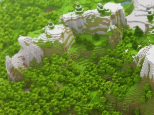 minecraft landscape 1 3D-Modell