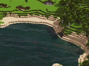 minecraft landscape 2 Modelo 3D