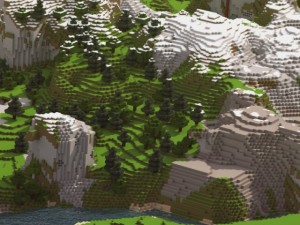 minecraft landscape 2 Modelo 3D