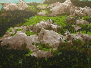 minecraft landscape 3 Modelo 3D