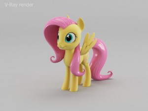 my little pony fluttershy Modelo 3D