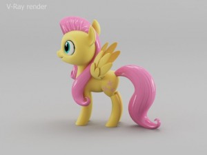 my little pony fluttershy Modelo 3D