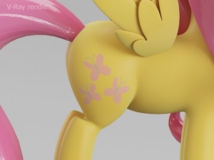 my little pony fluttershy Modelo 3D