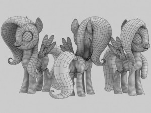 my little pony fluttershy Modelo 3D