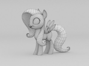 my little pony fluttershy Modelo 3D
