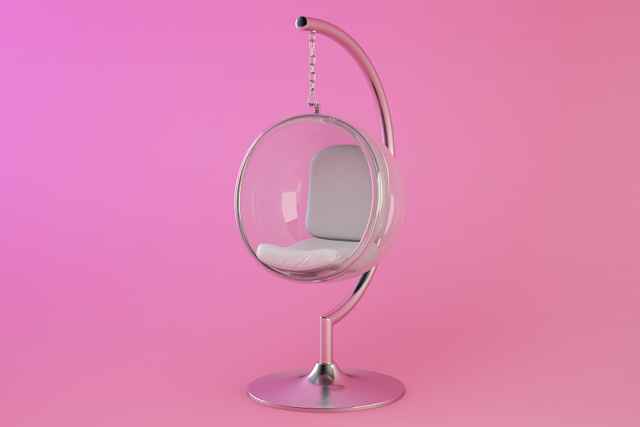eero aarnio bubble chair 3D-Modell .c4d .max .obj .3ds .fbx .stl .blend 