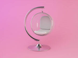 eero aarnio bubble chair ver 2 3D Model
