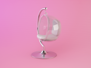 eero aarnio bubble chair ver 2 3D Model