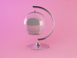 eero aarnio bubble chair ver 2 3D Model
