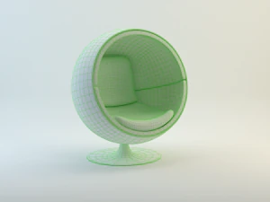 bubble chairs collection 3D Model