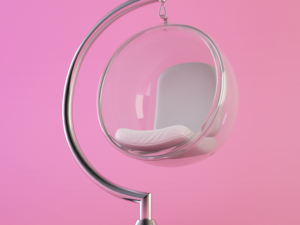 bubble chairs collection 3D Model