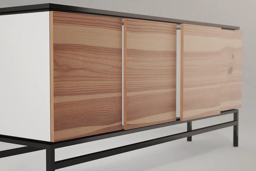 sideboard 3D Model .c4d .max .obj .3ds .fbx .stl .blend 