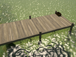 fishing dock Modelo 3D