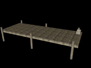 fishing dock 3D Model