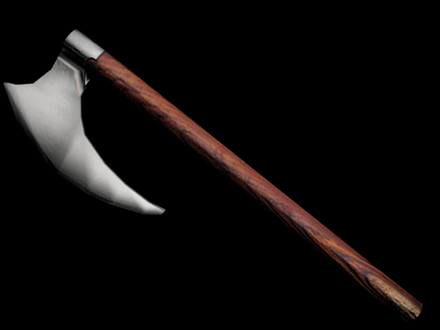 viking axe 3D Модель .c4d .max .obj .3ds .fbx .stl .blend