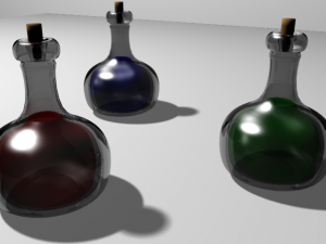 potions 3D 模型