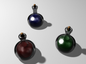 potions 3D 模型