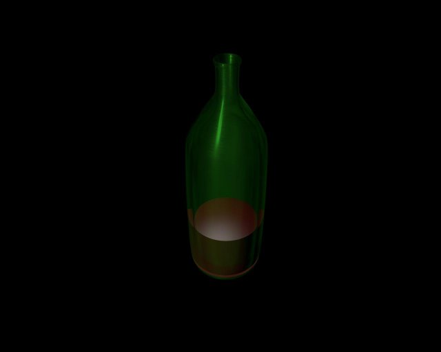 bottle of wine 3D Model .c4d .max .obj .3ds .fbx .stl .blend 