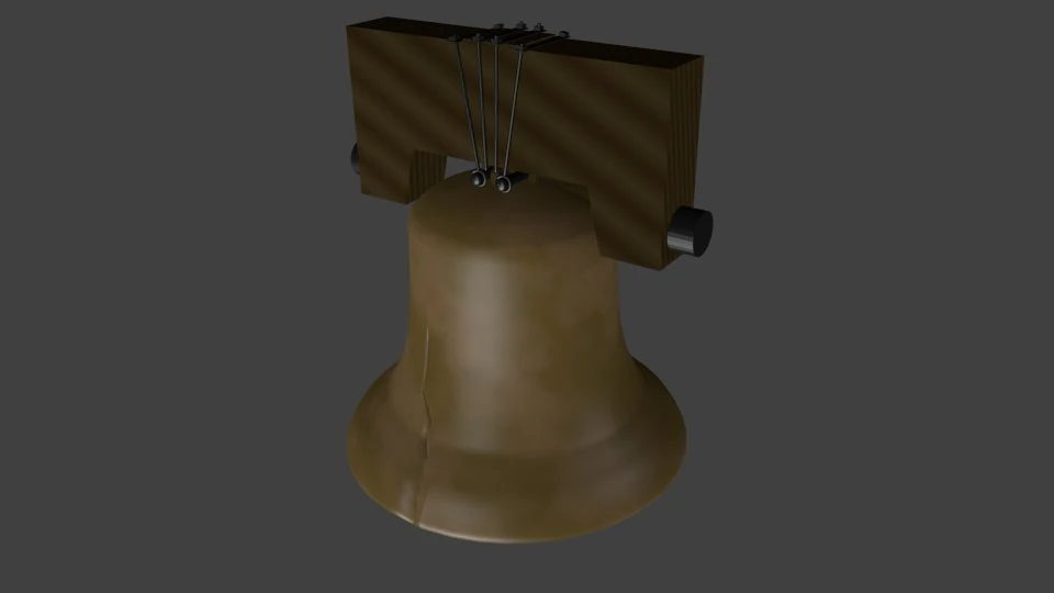 liberty bell 3D Model .c4d .max .obj .3ds .fbx .stl .blend 