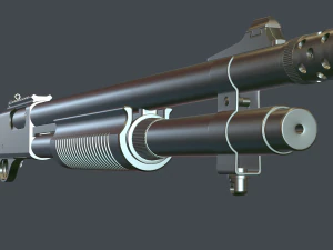 Remington 870 Modello 3D