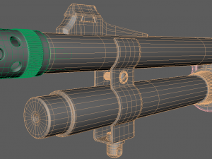 remington 870 Modèle 3D