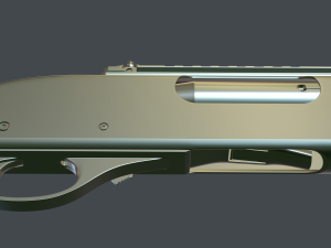 remington 870 Modèle 3D