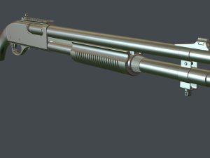 remington 870 Modèle 3D