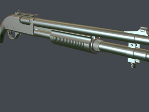 Remington 870 Modello 3D