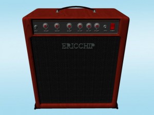 amplifier small 3D 모델