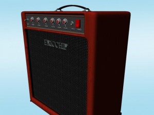amplifier small 3D 모델