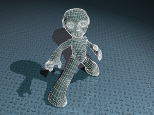 gen robot high and low poly rigged 3D Model