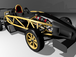 ariel atom v8 2011 Modello 3D