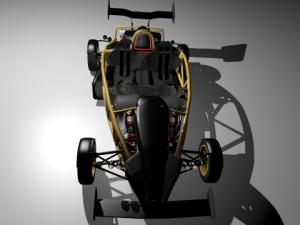 ariel atom v8 2011 Model 3D