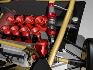 ariel atom v8 2011 3D Model