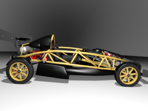 ariel atom v8 2011 Model 3D