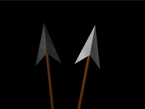 2 spears Modelo 3D