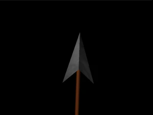 2 spears 3D Model