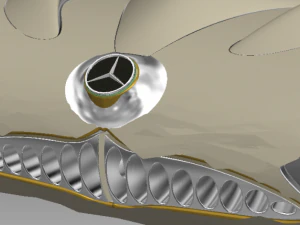 mercedes car 2020 3D Model