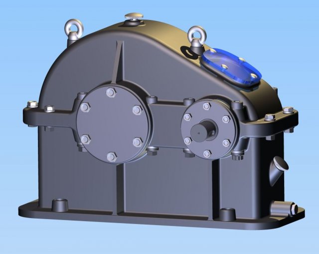 single gear Model 3D .c4d .max .obj .3ds .fbx .stl .blend 