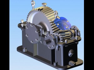 single gear Model 3D
