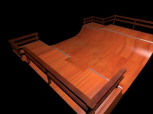 skate bmx park ramp 3D Model