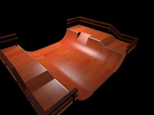 skate bmx park ramp 3Dモデル