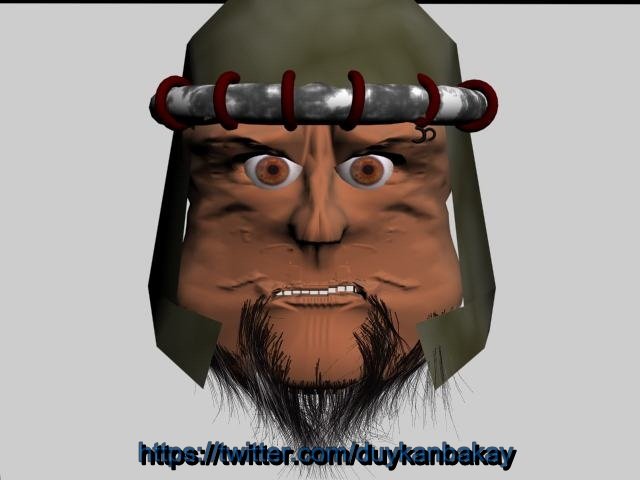 barbarian 3D Model .c4d .max .obj .3ds .fbx .stl .blend 