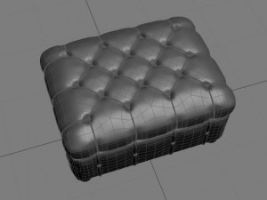 chester stool 3Dモデル