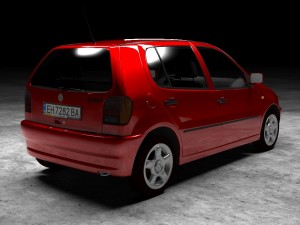 volkswagen polo 6n 96-99 Model 3D