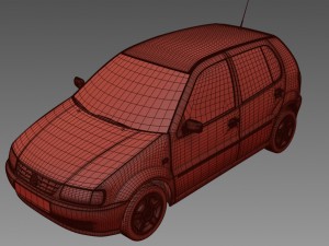 volkswagen polo 6n 96-99 Model 3D