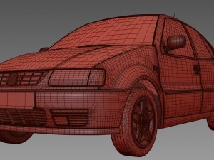 volkswagen polo 6n 96-99 Model 3D
