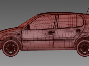 volkswagen polo 6n 96-99 Model 3D